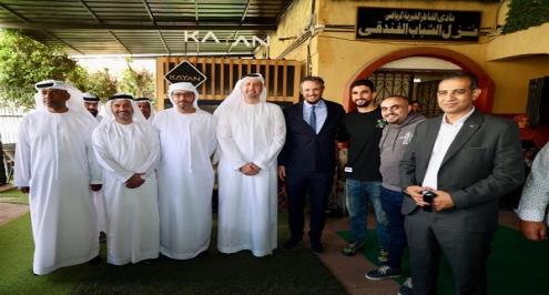 ممدوح عيد ولاعبو بيراميدز يشاركون فى زيارات وفد مؤسسة زايد لأصحاب الهمم لمراكز تخاطب (صور)